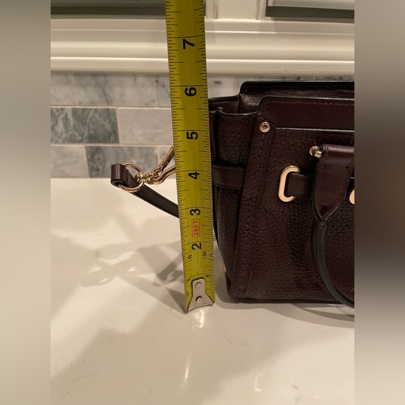 Coach Swagger 21 Pebbled Satchel - Picture 8 of 10